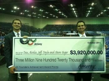 amway bonus check